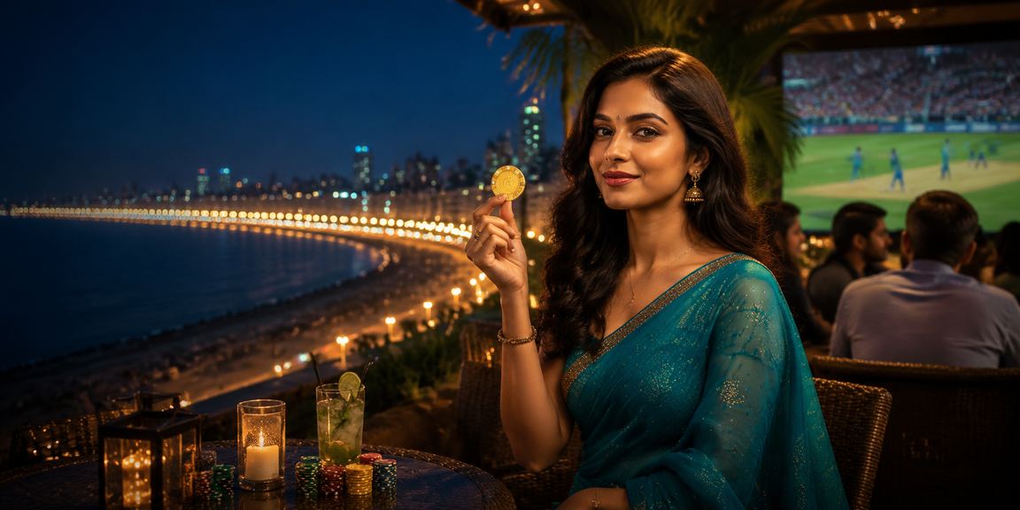Mumbai Marine Drive cricket fan betting on mobile